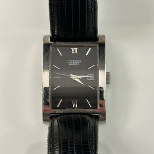 Citizen unisex watch with elegant black strap